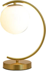 Circula Luma – Lámpara de Mesa Minimalista con Cristal Nórdico