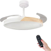 Lumen Ventilador de Techo con Luz LED Regulable, Aspas Retráctiles Invisibles, Motor DC y Temperatura de Color Ajustable 3000K-4000K-6000K