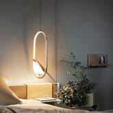 Aurea Lámparas Colgantes Contemporáneas con LED Integrado para Comedor y Dormitorio