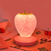BerryGlow - Lámpara de mesa LED moderna con forma de fresa