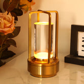 BrisaLuxe lámpara de mesa sin cable USB LED regulable