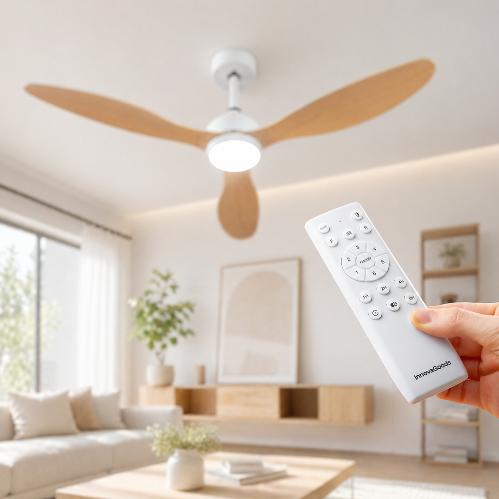 Brisa ventilador de techo con luz remote