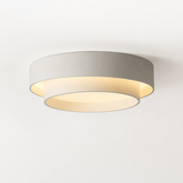 Estrato Lámpara de Techo LED Regulable Minimalista Redonda – Plafón Moderno para Dormitorio y Salón blanco