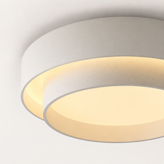 Estrato Lámpara de Techo LED Regulable Minimalista Redonda – Plafón Moderno para Dormitorio y Salón blanco 2
