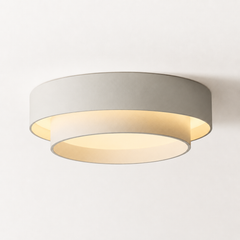 Estrato Lámpara de Techo LED Regulable Minimalista Redonda – Plafón Moderno para Dormitorio y Salón blanco 3