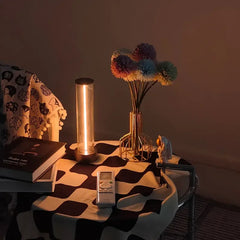 NébulaVela lámpara mesita de noche sin cable LED táctil con carga Type-C