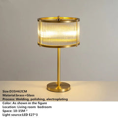 BravaLuz lámpara de mesa dorada E27 LED 3500K