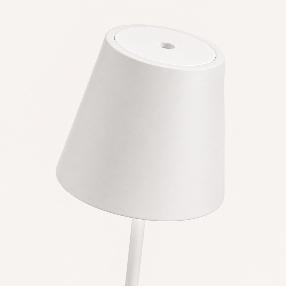 Lámpara de mesa inalámbrica recargable blanco 2