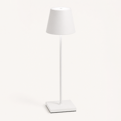 Lámpara de mesa inalámbrica recargable blanco