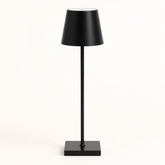 Lámpara de mesa inalámbrica recargable negro