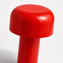 Lámpara de mesa táctil inalámbrica: luz cálida a fría, delgada y portátil rojo 2