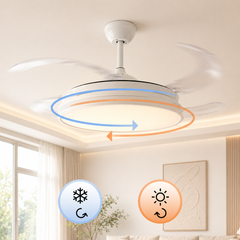 Lumara Ventilador de techo con luz LED RGB 4