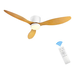 Mando a distancia incluido con el ventilador de techo Borea blanco de 42 pulgadas con luz LED