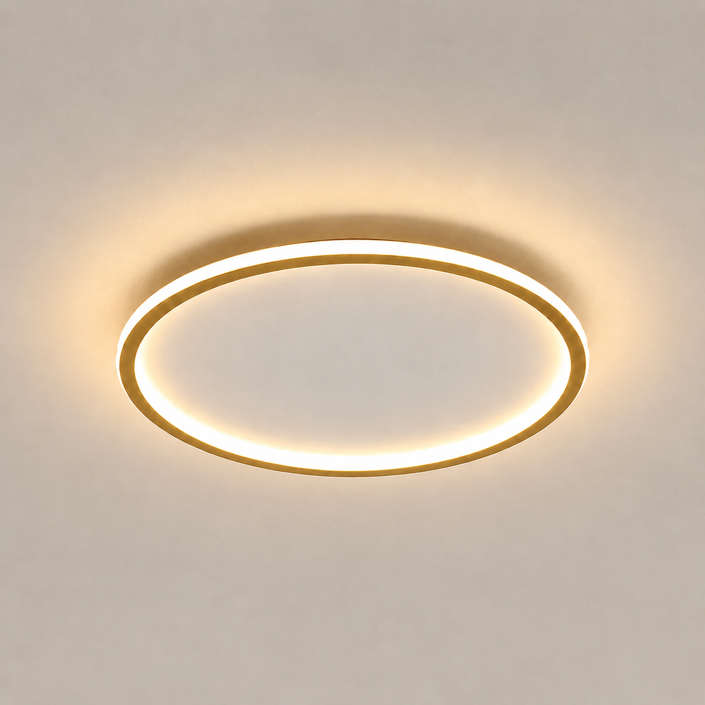 Orla – Lámpara de Techo LED Circular Ultrafina Moderna oro 8