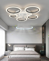 Orión Ventilador de Techo con Luz LED, Control por App y Mando a Distancia, 90cm