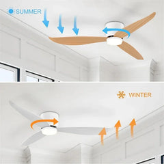 Aura Ventilador de Techo con Luz LED Regulable y Mando a Distancia