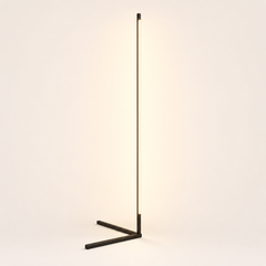 Trazo Lámpara de pie moderna LED de esquina, minimalista con mando a distancia