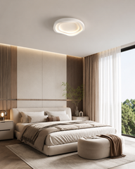 Vega – Lámpara de Techo LED Nórdica Regulable con Control por Voz