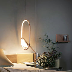 Aurea Lámparas Colgantes Contemporáneas con LED Integrado para Comedor y Dormitorio