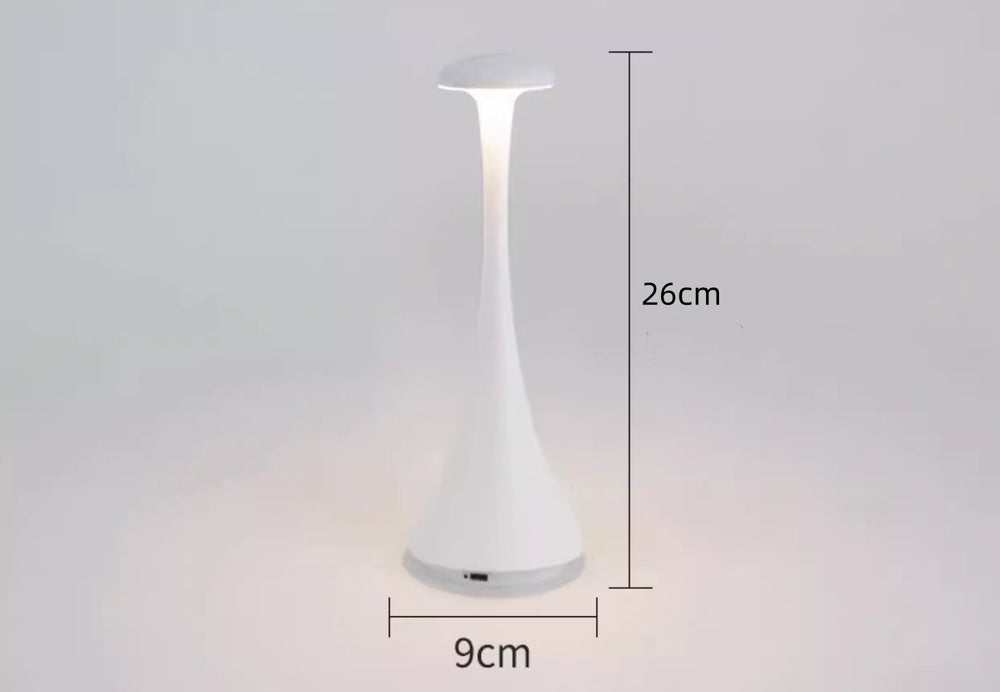 Cáliz Lámparas de Mesa Inalámbricas blanco 2
