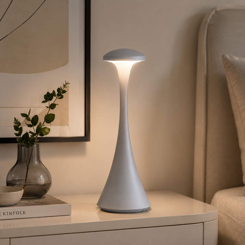 Cáliz Lámparas de Mesa Inalámbricas blanco 2