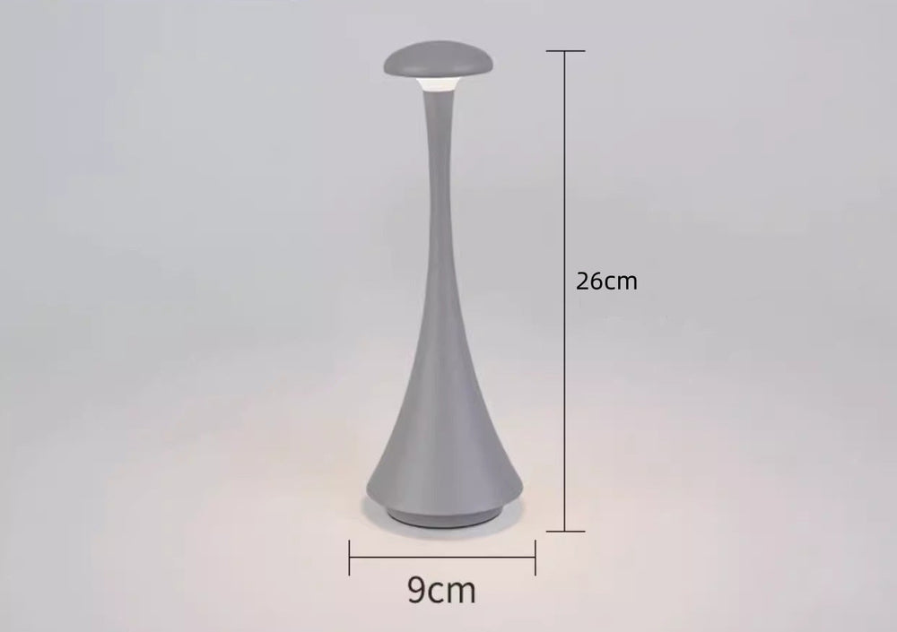 Cáliz Lámparas de Mesa Inalámbricas gris