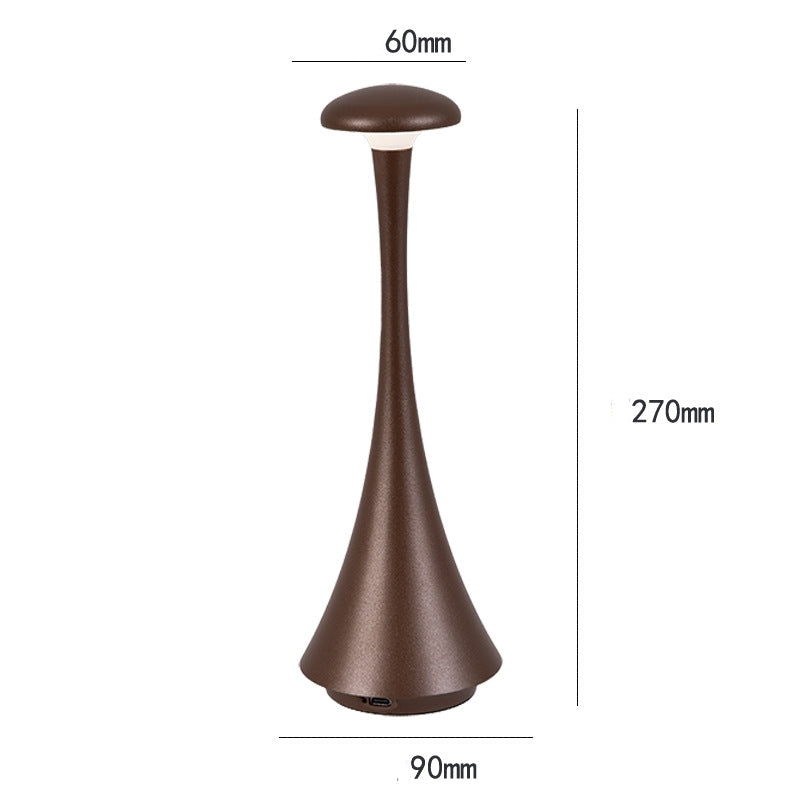 Cáliz Lámparas de Mesa Inalámbricas marrón