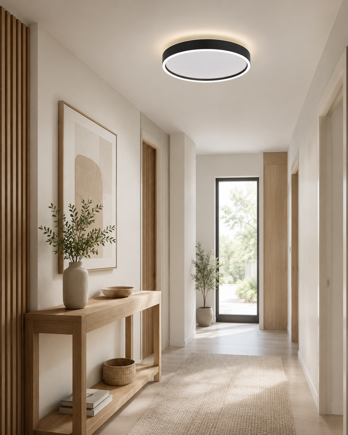 Eclipse – Lámpara de Techo LED Redonda Moderna Regulable 7