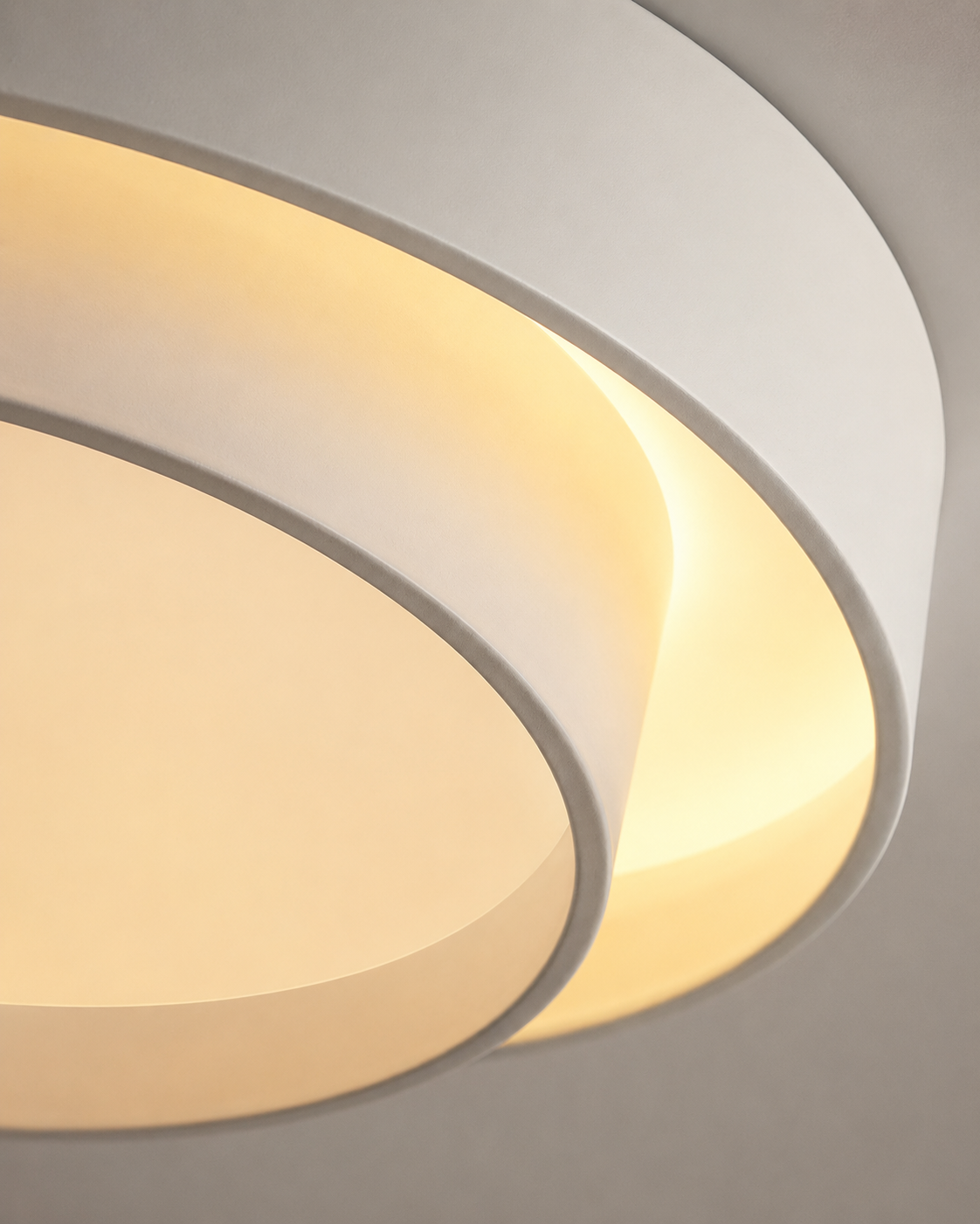 Estrato Lámpara de Techo LED Regulable Minimalista Redonda – Plafón Moderno para Dormitorio y Salón blanco 6