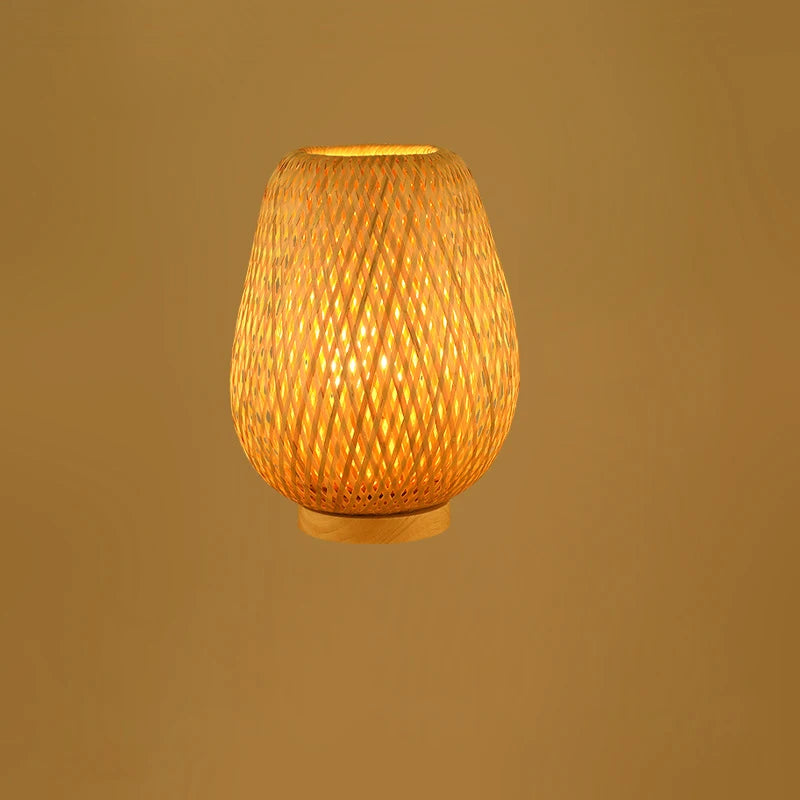 BrumaBambú lámpara de mesa moderna E27 3500K (1000 lm)