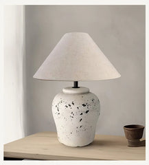 Terracota Lumina – Lámpara de Mesa Cerámica Retro