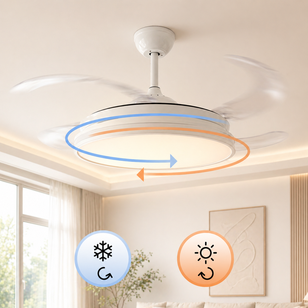 Lumara Ventilador de techo con luz LED RGB 4
