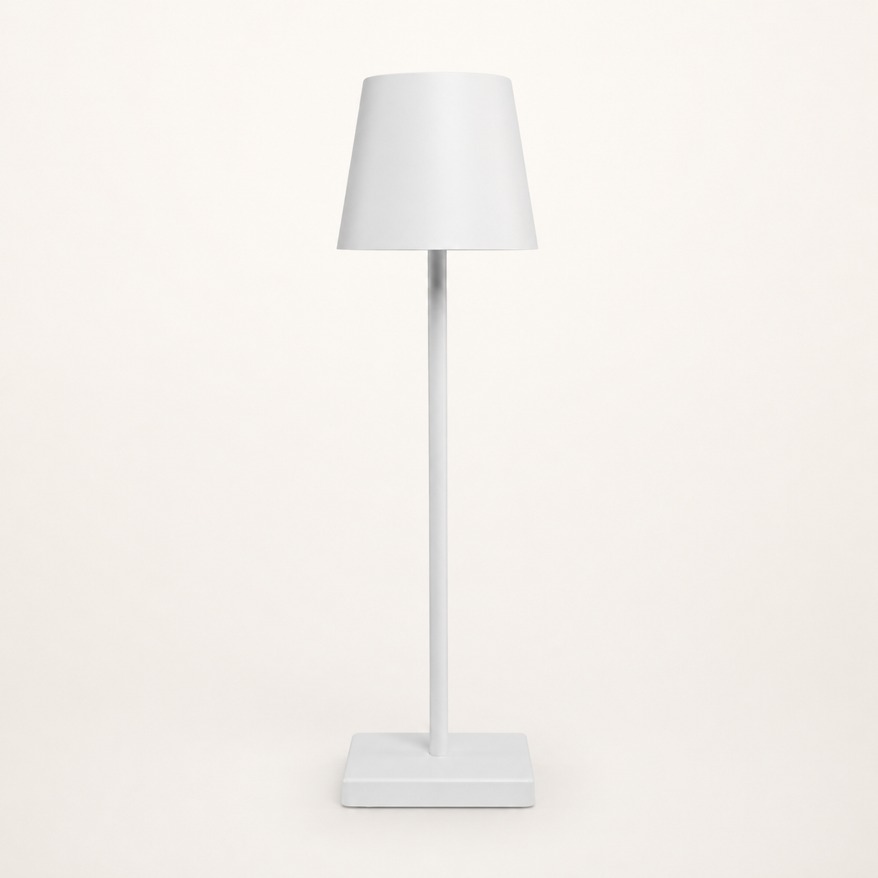 Nébula Minimal Lampara de mesa sin cable blanco