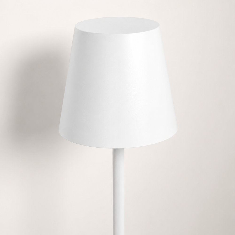 Nébula Minimal Lampara de mesa sin cable blanco 2
