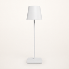 Nébula Minimal Lampara de mesa sin cable blanco