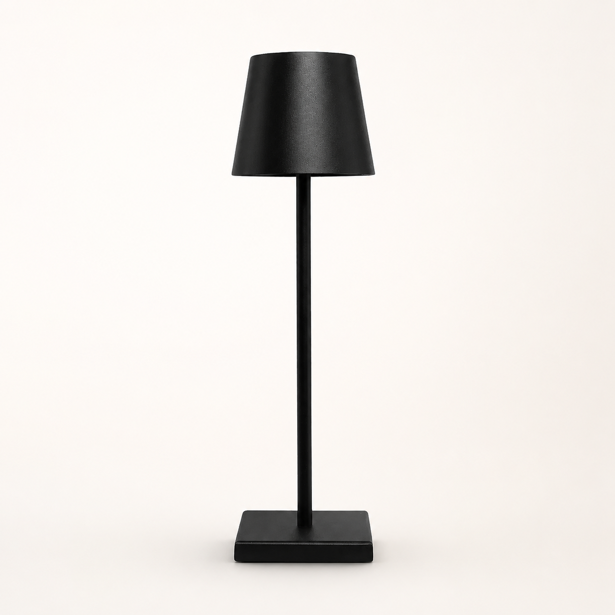 Nébula Minimal Lampara de mesa sin cable negro