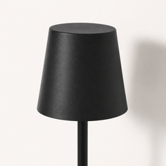 Nébula Minimal Lampara de mesa sin cable negro 2