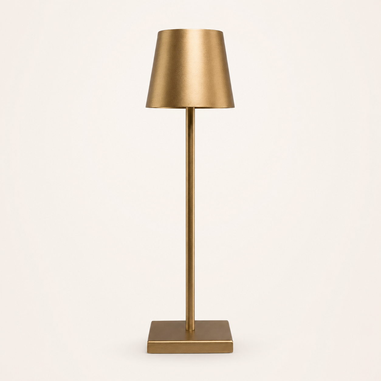 Nébula Minimal Lampara de mesa sin cable oro
