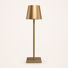Nébula Minimal Lampara de mesa sin cable oro