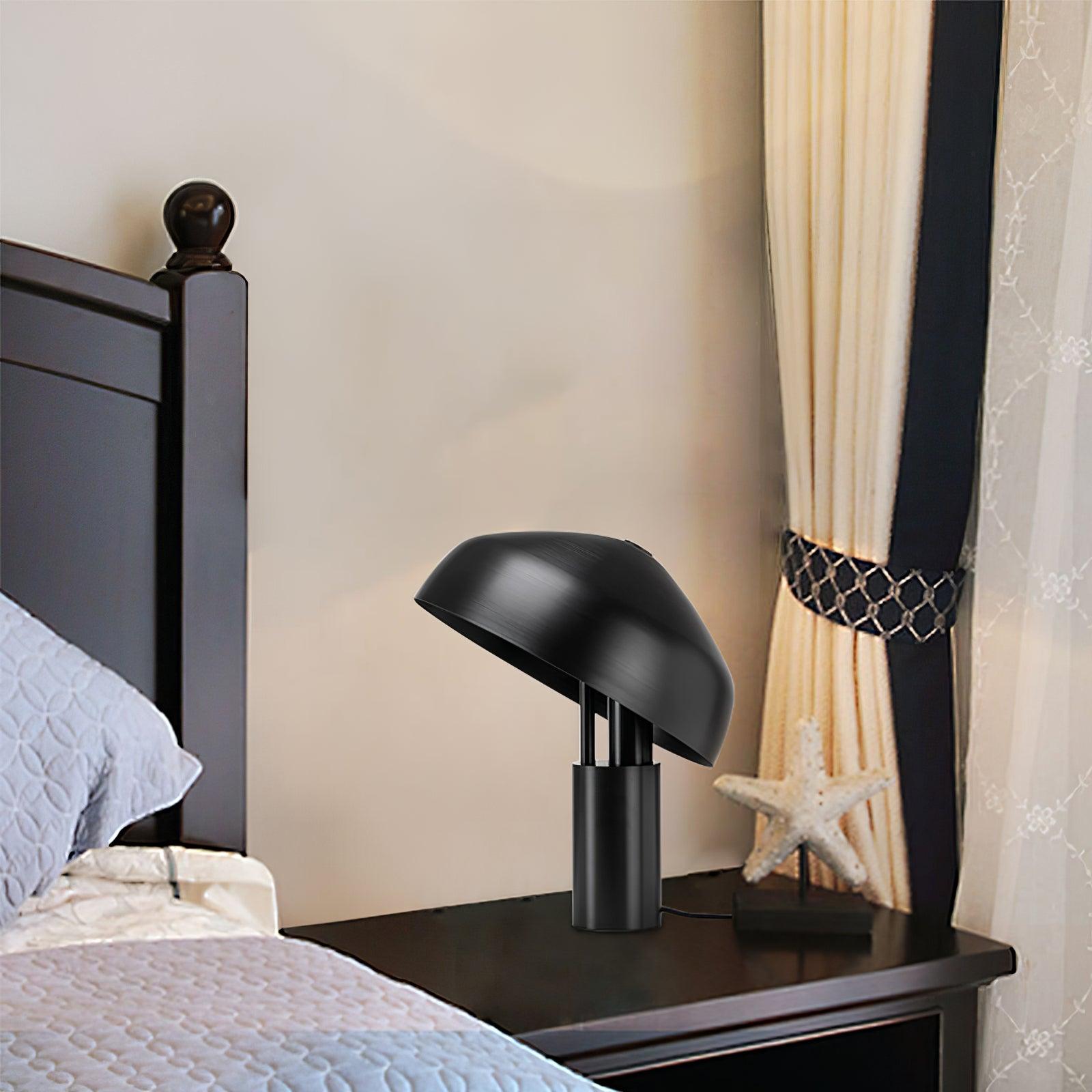Orvella Magnetis – lampara de escritorio orientable 360° con unión magnética, metal, casquillo E27 y enchufe EU