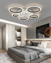 Orión Ventilador de Techo con Luz LED, Control por App y Mando a Distancia, 90cm