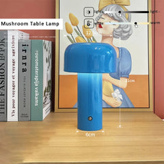 Lámpara de mesa táctil inalámbrica: luz cálida a fría, delgada y portátil