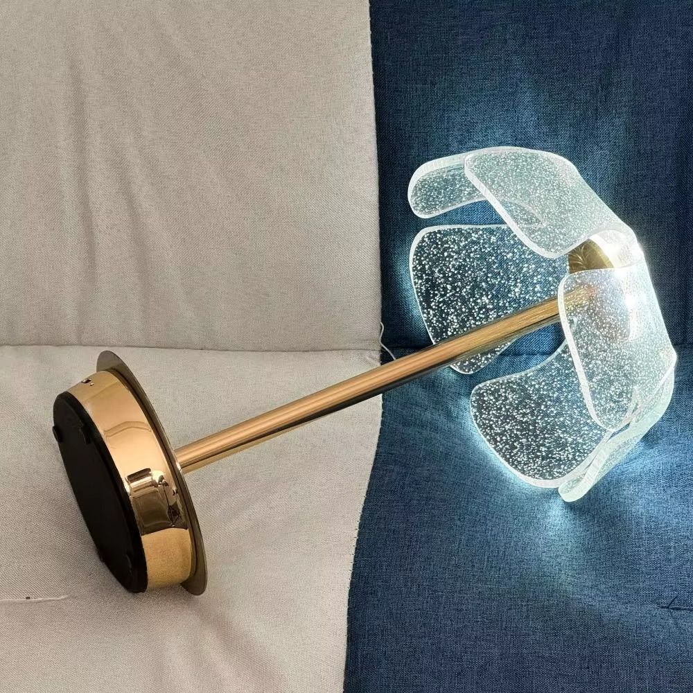 Cristaluna Brisa lampara de mesa sin cable LED táctil regulable con carga USB-C/Type-C (1W)