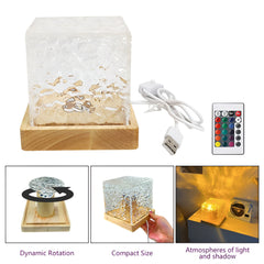 Proyector de olas oceánicas de 16 colores: ambiente perfecto para cualquier habitación.