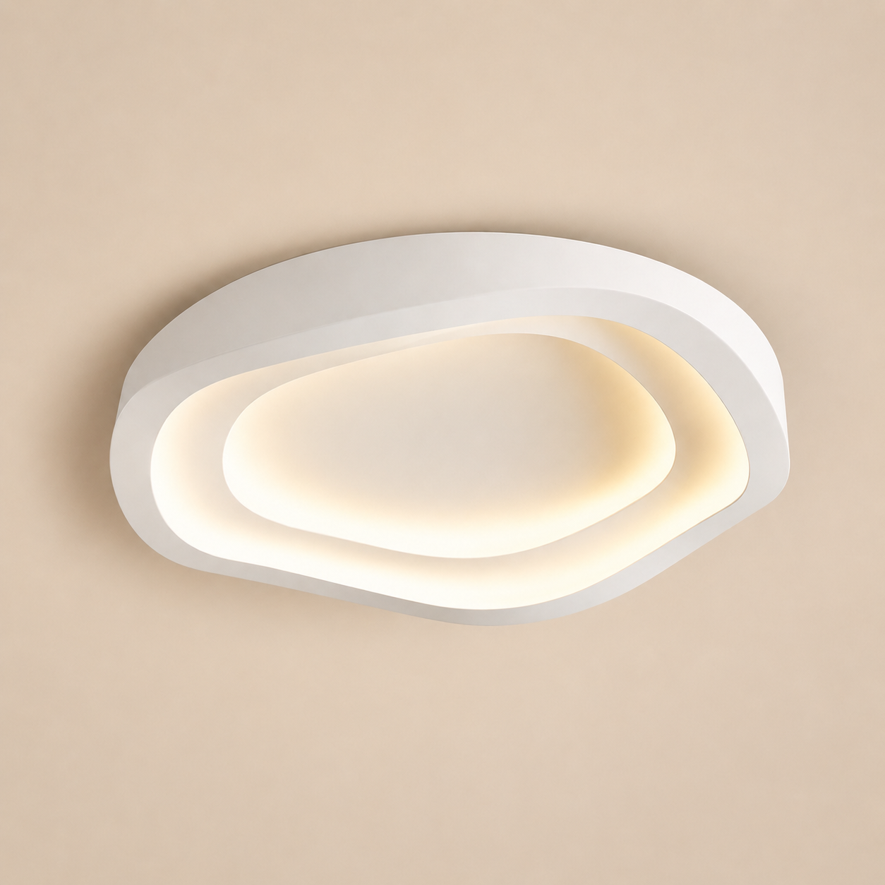 Vega – Lámpara de Techo LED Nórdica Regulable con Control por Voz